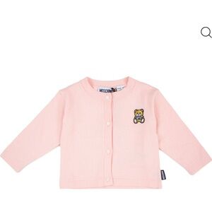 Moschino Pink Kids Cardigan